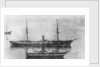 'Rhone' (Br, 1865), passenger/cargo liner, at anchor by unknown