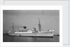 Passenger liner 'Dunnottar Castle' (Br, 1936), Union-Castle Mail S S Co. Ltd, under way at Beira by unknown