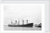 'Good Hope Castle' (Br, 1945), off entrance to the Royal Dock locks, River Thames by unknown