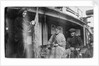 Apprentice Williams and others making sennit mats aboard 3 masted ship 'Zealandia' (Br, 1869), Shaw, Savill & Albion Co Ltd by unknown