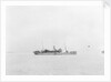 'Accrington' (1910) at anchor as a convoy rescue ship, distant by unknown
