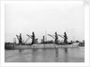 Photograph of general cargo 'Empire Chamois' (1918) 1941-1945 lying at quayside. Ministry of War Transport ex 'Pacific Redwood' ex 'Westmount' (5P) B 1941-1945 Lying at quayside. by unknown