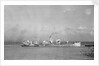 A starboard broadside view of 'Empire Derwent' (1930) under tow by Unknown