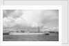 'Empire Outpost' (Br, 1943) at anchor in the Clyde anchorage by unknown