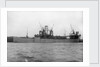 'Essex Lance' (Br, 1918) at quayside, under a coal hoist. by unknown