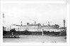 Cargo liner 'Manchester Port' (1935) under tow with topmasts struck by unknown