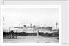 Cargo liner 'Manchester Port' (1935) under tow with topmasts struck by unknown