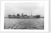 Photograph of general cargo vessel Nailsea Moor (1937) at moorings in 1943 by unknown