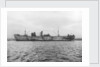 Photograph of general cargo vessel Nailsea Moor (1937) at moorings in 1943 by unknown
