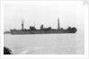 'Ocean Wanderer' (Br, 1942) at anchor by unknown