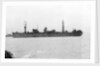 'Ocean Wanderer' (Br, 1942) at anchor by unknown
