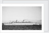 The 'Queen Elizabeth' (Br, 1940) at anchor, possibly in the River Clyde by unknown