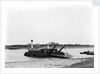 The steam chain ferry 'Lady Quilter' (1894) on the Felixstowe side of the River Deben, with Bawdsey Manor in the background by Smiths Suitall Ltd.