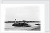 The steam chain ferry 'Lady Quilter' (1894) on the Felixstowe side of the River Deben, with Bawdsey Manor in the background by Smiths Suitall Ltd.