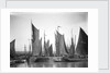 A view across Lowestoft harbour to the entrance of the trawl basin in the morning by Smiths Suitall Ltd.