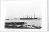 A view from Shotley with 'Adventure' (1904) and 'Ganges', ex 'Caroline' (1882) and 'Ganges II', ex 'Minotaur' (1863) at moorings by Smiths Suitall Ltd.