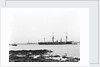 A view from Shotley with 'Adventure' (1904) and 'Ganges', ex 'Caroline' (1882) and 'Ganges II', ex 'Minotaur' (1863) at moorings by Smiths Suitall Ltd.