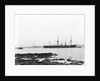 A view from Shotley with 'Adventure' (1904) and 'Ganges', ex 'Caroline' (1882) and 'Ganges II', ex 'Minotaur' (1863) at moorings by Smiths Suitall Ltd.