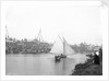 A view of the quay at Rowhedge during an unidentified festival, taken from the Wivenhoe side of the River Colne by Smiths Suitall Ltd.