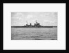 HMS 'King George V' (Br, 1939), anchored at Falmouth with awning rigged aft by Unknown
