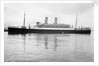 Photograph of 'Oronsay' (1925) at quayside, Tilbury on 24th January 1925 by unknown