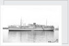 The 'Dunera' (Br, 1937) at anchor, probably in Southampton Water by unknown