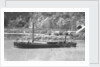Steam barge 'John' (Br, 1849), under way on the river Avon by Anonymous