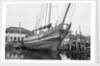 A peaked stern Twaqo type junk berthed at Singapore by David Watkin Waters