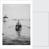 Skulling a sampan at Penang by David Watkin Waters