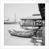 Sampans in the sampan harbour near the FMS Railway Station pier at Penang by David Watkin Waters