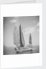 A port bow view of a Tolo Harbour fisher type junk by David Watkin Waters