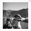 Two young sampan girls at Aberdeen, Hong Kong by David Watkin Waters