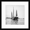 The Hong Kong small trader type junk T3512H under sail at Sham Shui Po, Hong Kong by David Watkin Waters