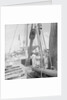On board an Indian kotia type dhow anchored at Colombo, Ceylon by David Watkin Waters