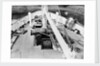 'Claymore' (1955) 14th June, looking down, and forward, on to the foredeck, the cargo winch and the windlass by unknown
