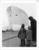 A port direct at bow view of 'Opalia' (1963); At the end of the ways, having just taken the water afterlaunching. A copy negative by Unknown