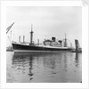 The Glen Line's 'Glenartney' (1940) under tow in the King George V Dock in April 1962 by A. R. Grierson
