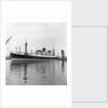 The Glen Line's 'Glenartney' (1940) under tow in the King George V Dock in April 1962 by A. R. Grierson