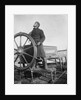 'Pommern' (Fi, 1903), 4-masted barque, Peter Karney at the wheel, steering by the wind by unknown