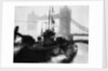 Glass plate negative depicting the U155 at Tower Bridge by Unknown