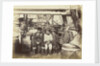 At Proven, Hans Henri, Esquimaux Dog-Driver, with his son and daughter by Thomas Mitchell