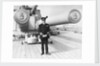 Earl David Beatty standing on the quarterdeck of his flagship, HMS 'Queen Elizabeth' as Admiral of the Fleet. by unknown