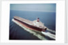 'La Loma' (Br, 1972), under way in the Strait of Malacca, in ballast, probably on maiden voyage by unknown