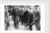 King George V visits the restored 'Victory' in 1928 by unknown