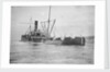 The steam cargo ship 'Cragoswald' (1899) after being torpedoed by German submarine 'U84' by Gibson's of Scilly Shipwreck Collection