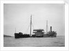 A port bow view of the US tanker 'Gulflight' (1914) after having been torpedoed by Gibson's of Scilly Shipwreck Collection