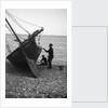 'Miss Nellie' ashore by Unknown