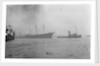 The clipper ship 'Cutty Sark' (1869) being towed from the East India Dock to Greenwich by the tug 'Gondia' (1927) by unknown