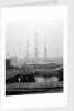 'Oakland' (Fi, 1876) 1933 in Regent's Canal Dock, with lighters in foreground by unknown
