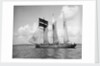 'Mary Millar' 3 masted topsail schooner, at sail off Mevagissey bound for Runcorn with a cargo of china clay by Unknown
